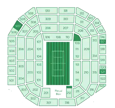 Centre Court Seating Plan Image